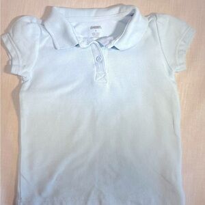 GYMBOREE pale blue uniform polo shirt. Size 3.